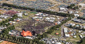 Roskilde Festival ovenfra